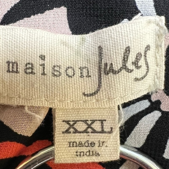 Maison Jules Fit & Flare Floral Sleeveless Skater Dress - Size XXL - Picture 6 of 9